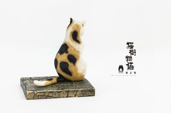 1/6 猫街物語 キャット イン メディテーション 三毛 B