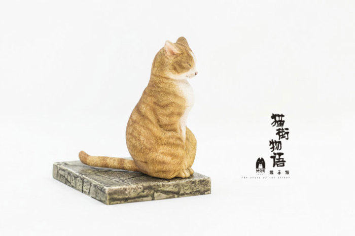 1/6 猫街物語 キャット イン メディテーション 茶トラ C