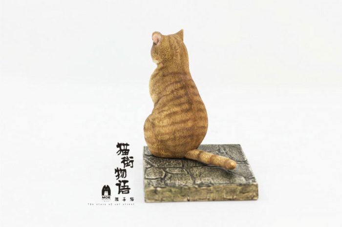 1/6 猫街物語 キャット イン メディテーション 茶トラ C