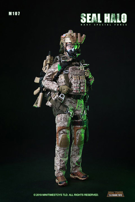 1/6 NAVY SEAL 女性 ヘイロージャンパー (デザートデジタルカモver.)