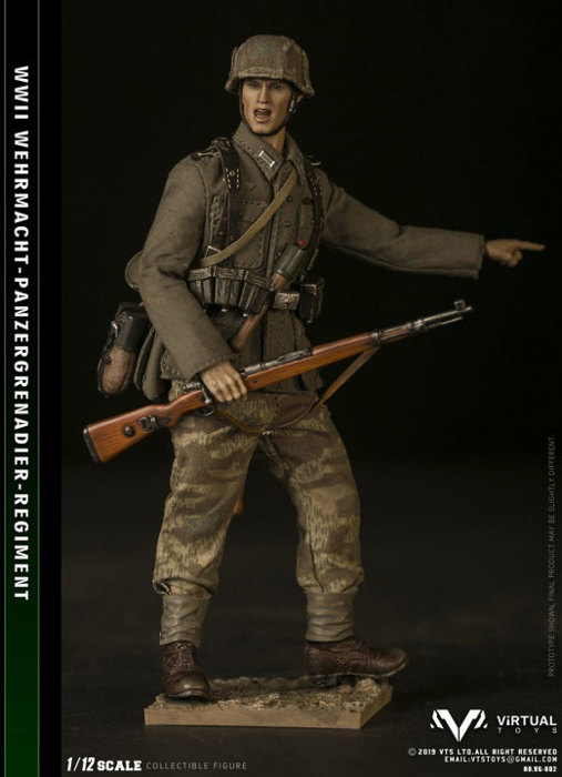 WWII German Army 1/12 装甲擲弾兵師団連隊