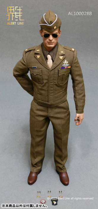 1/6 WWII アメリカ陸軍 オフィサー スーツ セット B (ドール用)