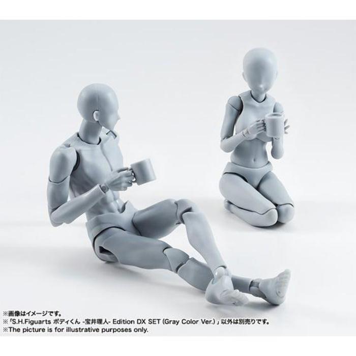 S.H.Figuarts ボディくん -宝井理人- Edition DX SET (Gray Color Ver.)